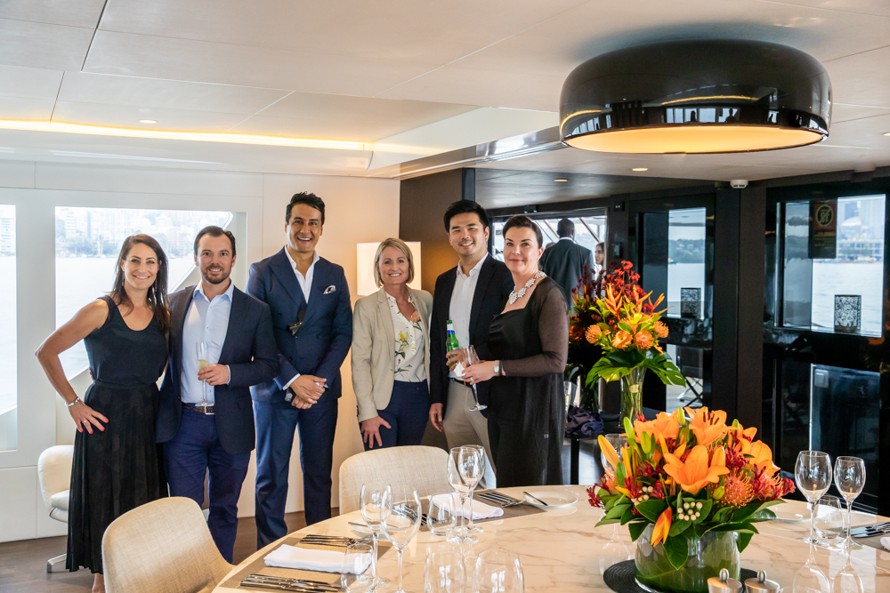 The Luxury Network Australia Member Superyacht Sahana Host a day on Sydney Harbour