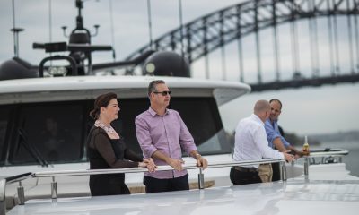 The Luxury Network Australia Member Superyacht Sahana Host a day on Sydney Harbour